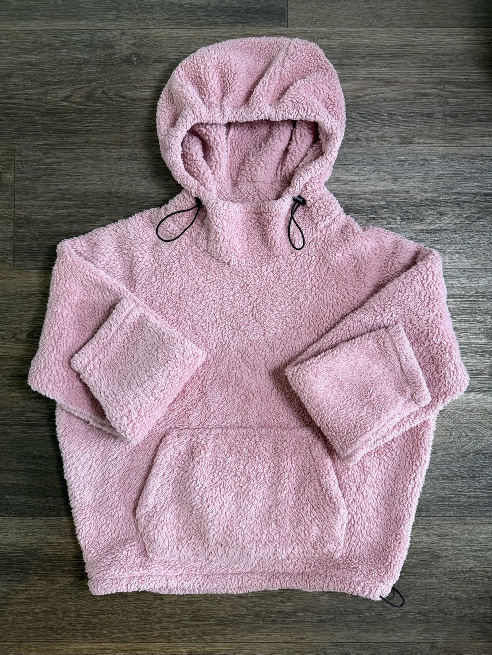 PINK Cozy Pink Sherpa Hoodie Sweater - Women